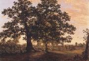 Frederic E.Church The Charter Oak at Hartford oil on canvas